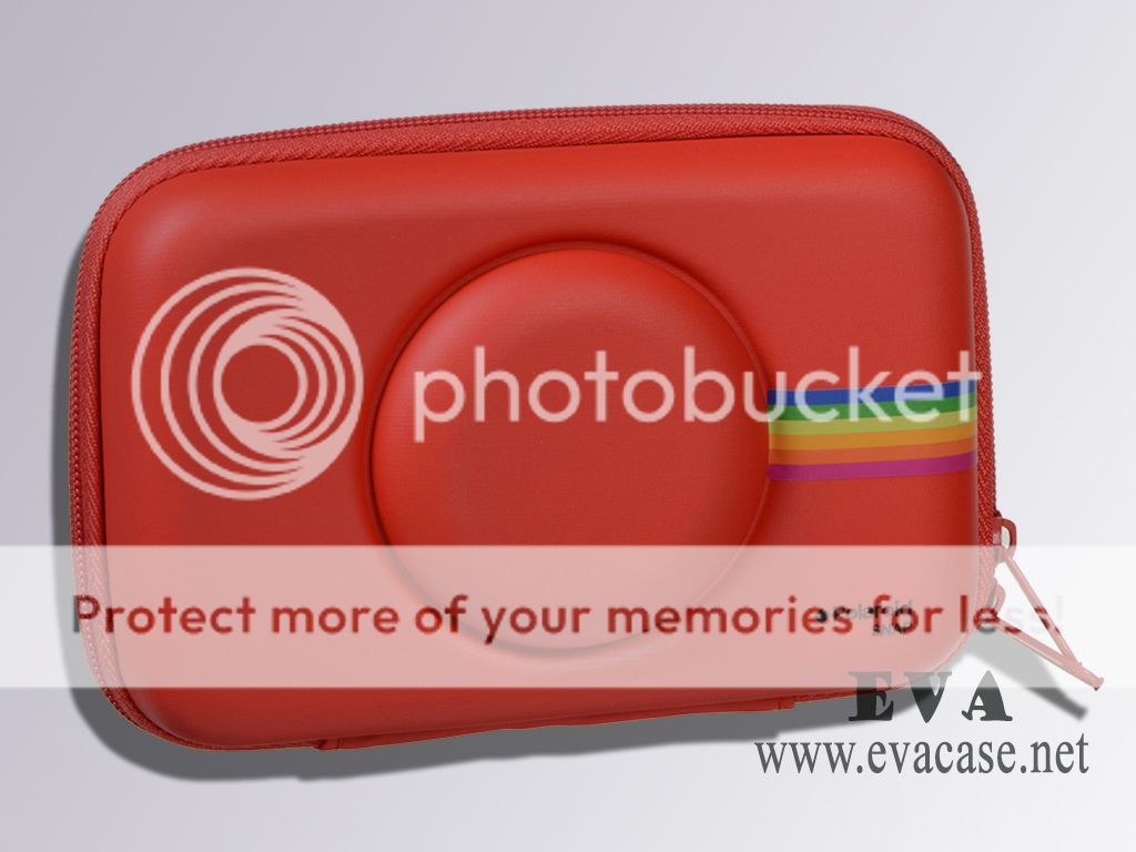 Hard Shell EVA polaroid camera snap case nylon zipper closure