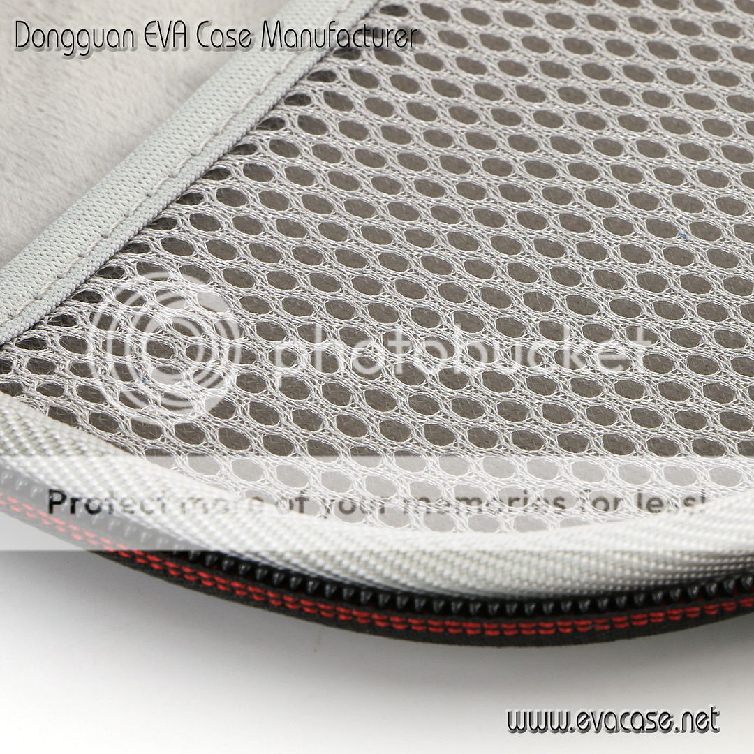 Custom camera filter bag case with thick mesh pocket inside